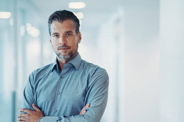 Businessman standing in the office